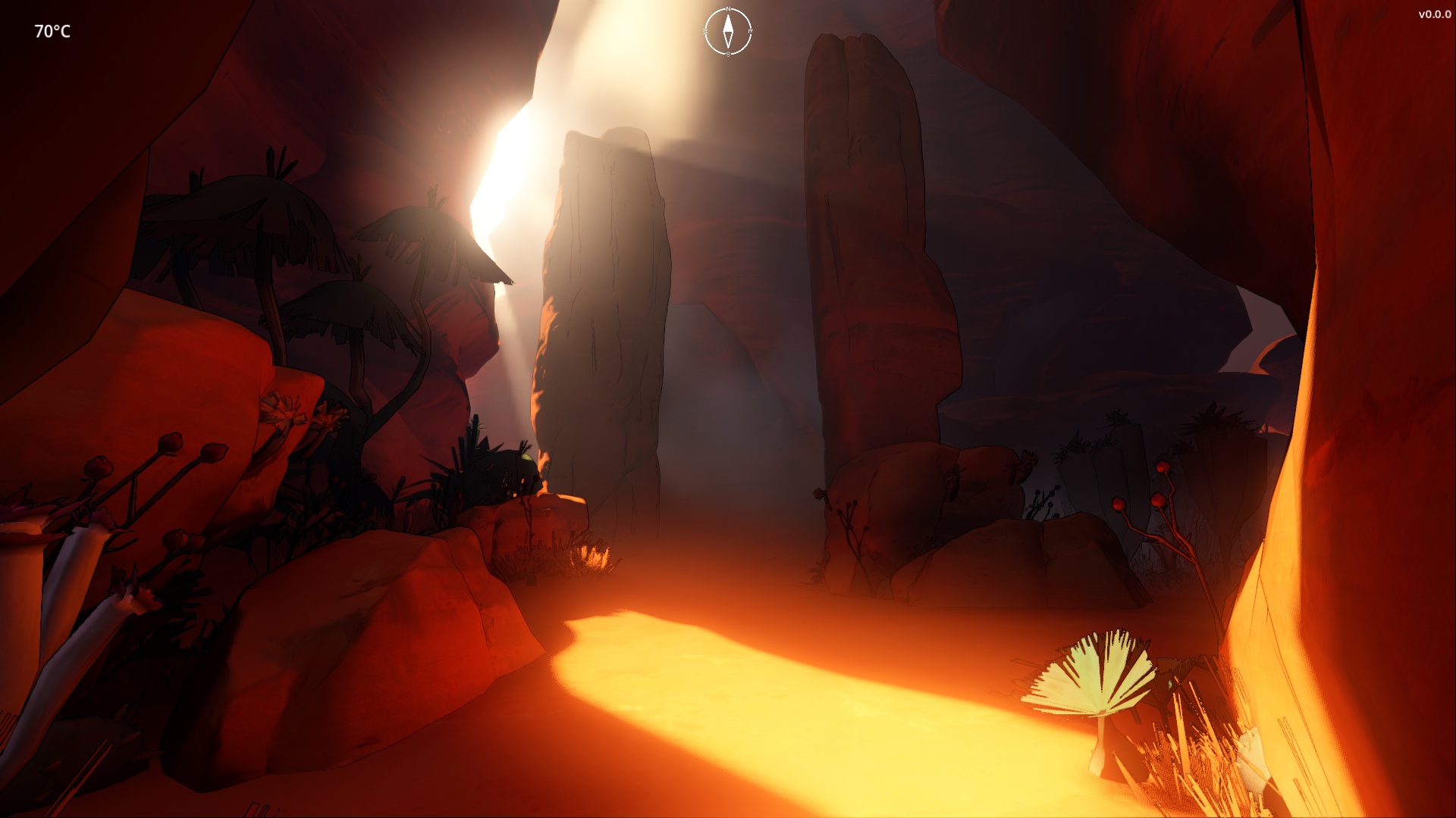 Screenshot of outpost prototype